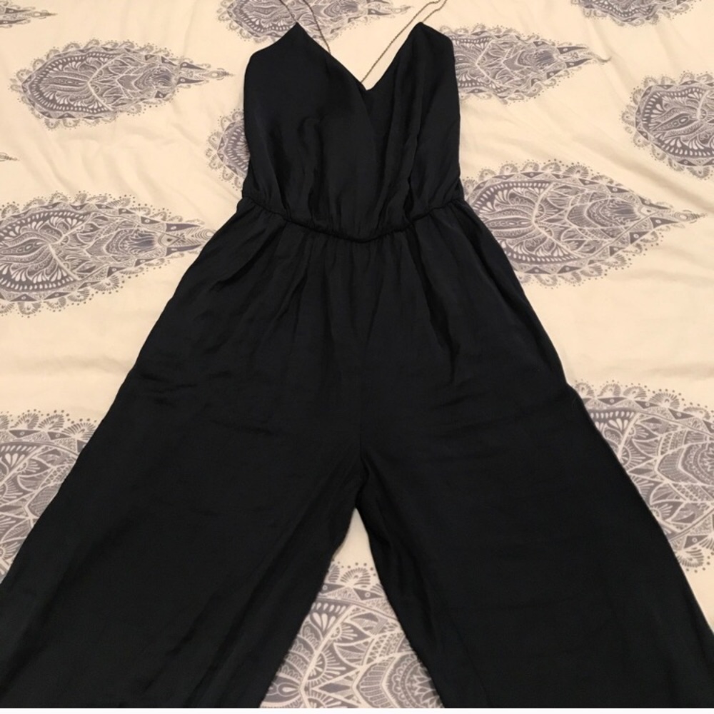 ZARA Romper with gold straps